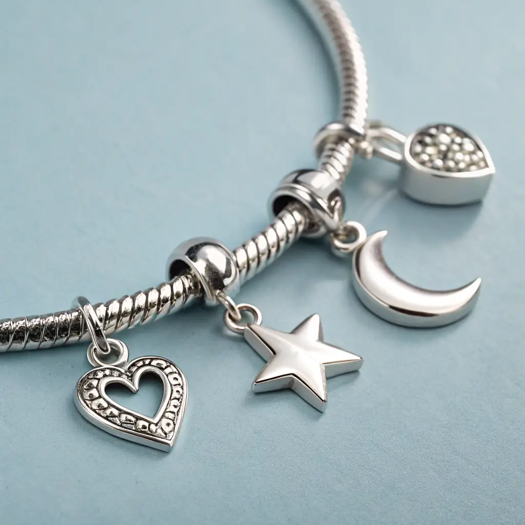 Sterling Silver Charm Bracelet